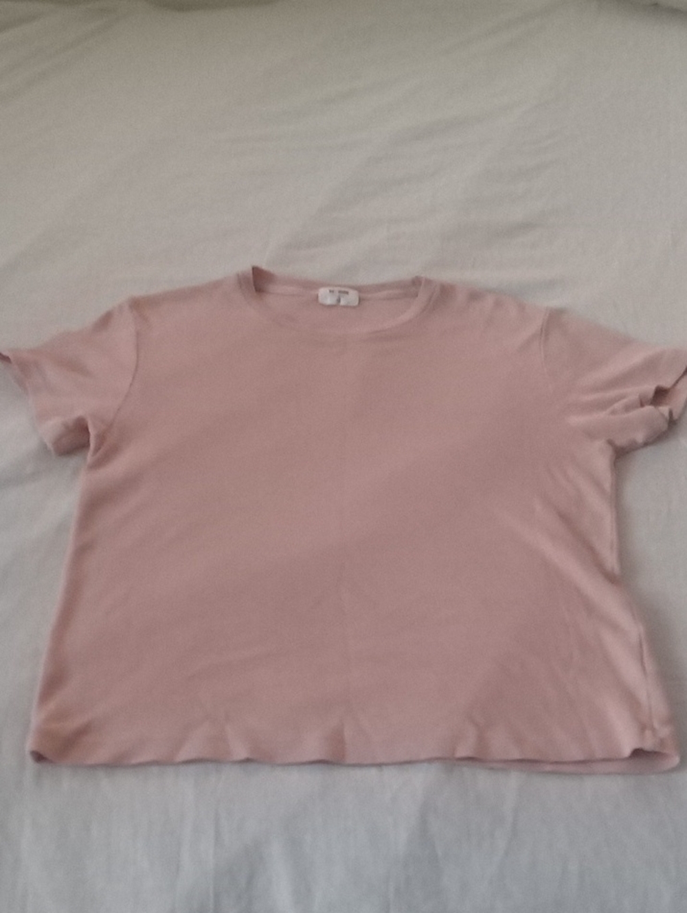 Re/Done Light Pink Short Sleeve Classic Tee